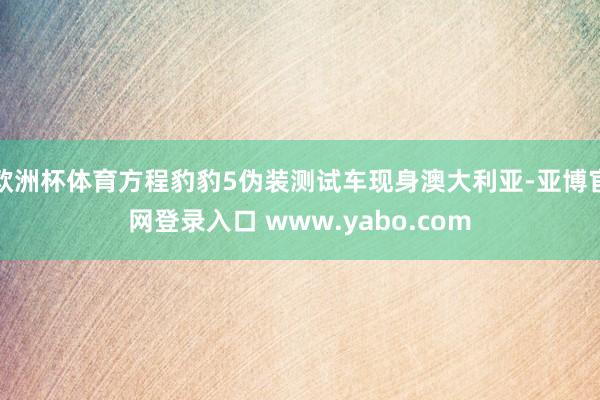 欧洲杯体育方程豹豹5伪装测试车现身澳大利亚-亚博官网登录入口 www.yabo.com