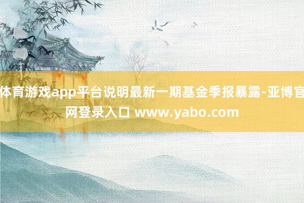 体育游戏app平台说明最新一期基金季报暴露-亚博官网登录入口 www.yabo.com