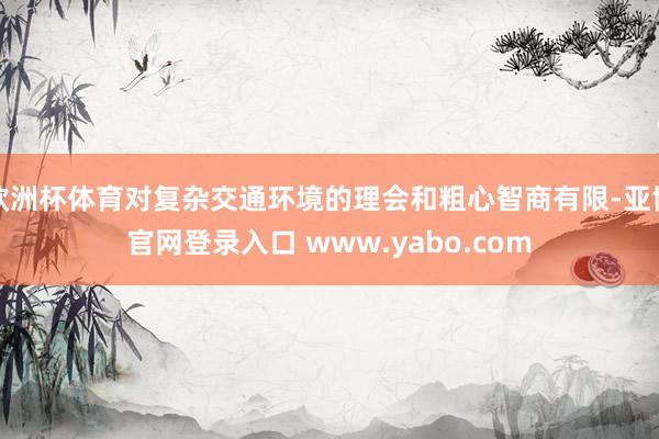 欧洲杯体育对复杂交通环境的理会和粗心智商有限-亚博官网登录入口 www.yabo.com