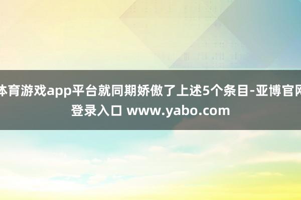 体育游戏app平台就同期娇傲了上述5个条目-亚博官网登录入口 www.yabo.com