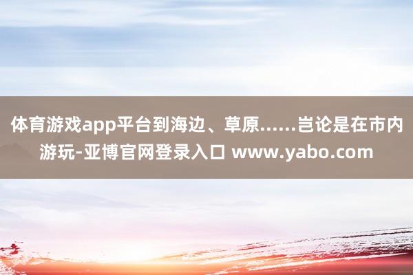 体育游戏app平台到海边、草原......岂论是在市内游玩-亚博官网登录入口 www.yabo.com