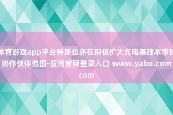 体育游戏app平台特斯拉亦在积极扩大充电基础本事的协作伙伴范围-亚博官网登录入口 www.yabo.com