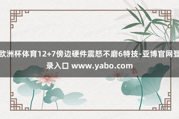 欧洲杯体育12+7傍边硬件震怒不磨6特技-亚博官网登录入口 www.yabo.com
