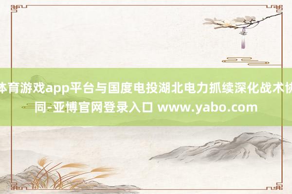 体育游戏app平台与国度电投湖北电力抓续深化战术协同-亚博官网登录入口 www.yabo.com