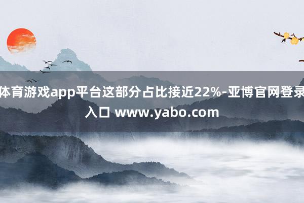 体育游戏app平台这部分占比接近22%-亚博官网登录入口 www.yabo.com